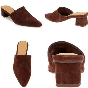Splendid LYN Brown Suede Mule Heel Slide Size 9 NEW